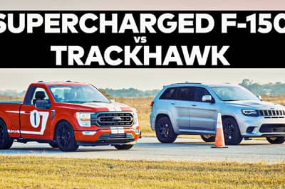 Stock Jeep Trackhawk Takes On The Venom 775 F-150 By Hennessey Performance