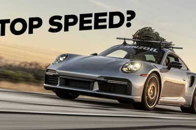 How Fast Can A 750-Horsepower Porsche 911 Turbo S Deliver A Christmas Tree?