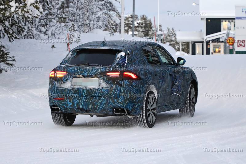 2022 Maserati Grecale Trofeo Spied Playing in the Snow Exterior Spyshots
- image 1042253
