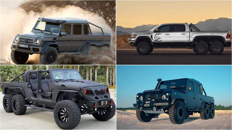 Check Out The Craziest Larger-Than-Life 6x6 Pickup Trucks We've Ever Seen