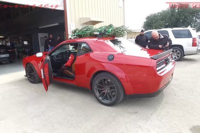 Throwback: Taking a Dodge Challenger Hellcat and a Christmas Tree to 174 MPH Hennessey Style