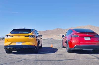 Drag Race: Mustang Mach-E GT vs Tesla Model Y Performance