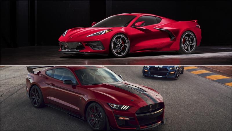 Here's How the C8 Corvette Fares Against the Ford Shelby Mustang GT500