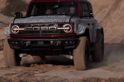 See And Hear The Ford Bronco Raptor As It Plays Around The Sand