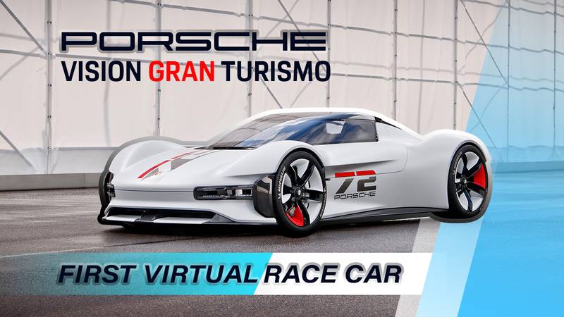 The Porsche Vision Gran Turismo Is The German Marque's Very First Virtual Only Race Car