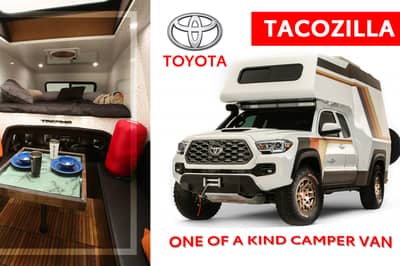 The Toyota Tacozilla is a Tacoma-Based Chinook-Inspired Camper Van 