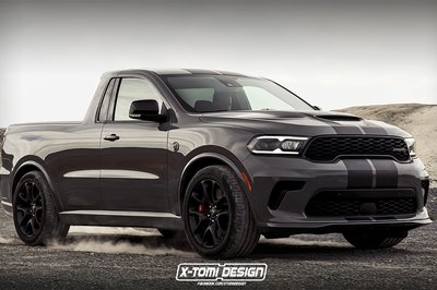 This Dodge Durango SRT Hellcat Pickup Is Begging to Fight the Ford Ranger Raptor