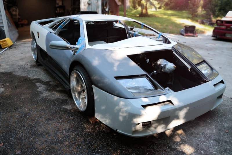 Unfinished Lamborghini Diablo Replica Is Off to a Great Start