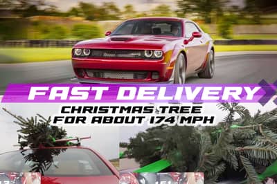 Throwback: Taking a Dodge Challenger Hellcat and a Christmas Tree to 174 MPH Hennessey Style