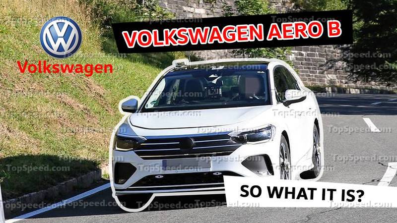 Volkswagen Aero B Caught Looking Like a Passat-Arteon Mashup